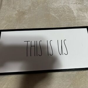This is Us Rae Dunn sign